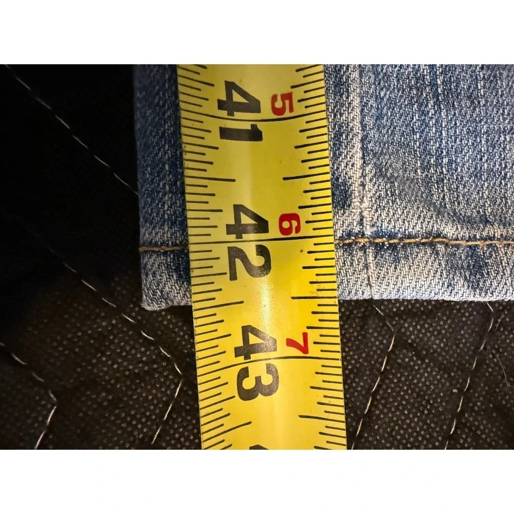 Levi's 527 Slim Bootcut Jeans Mens 38x30 Blue Red Tab 100% Cotton Denim